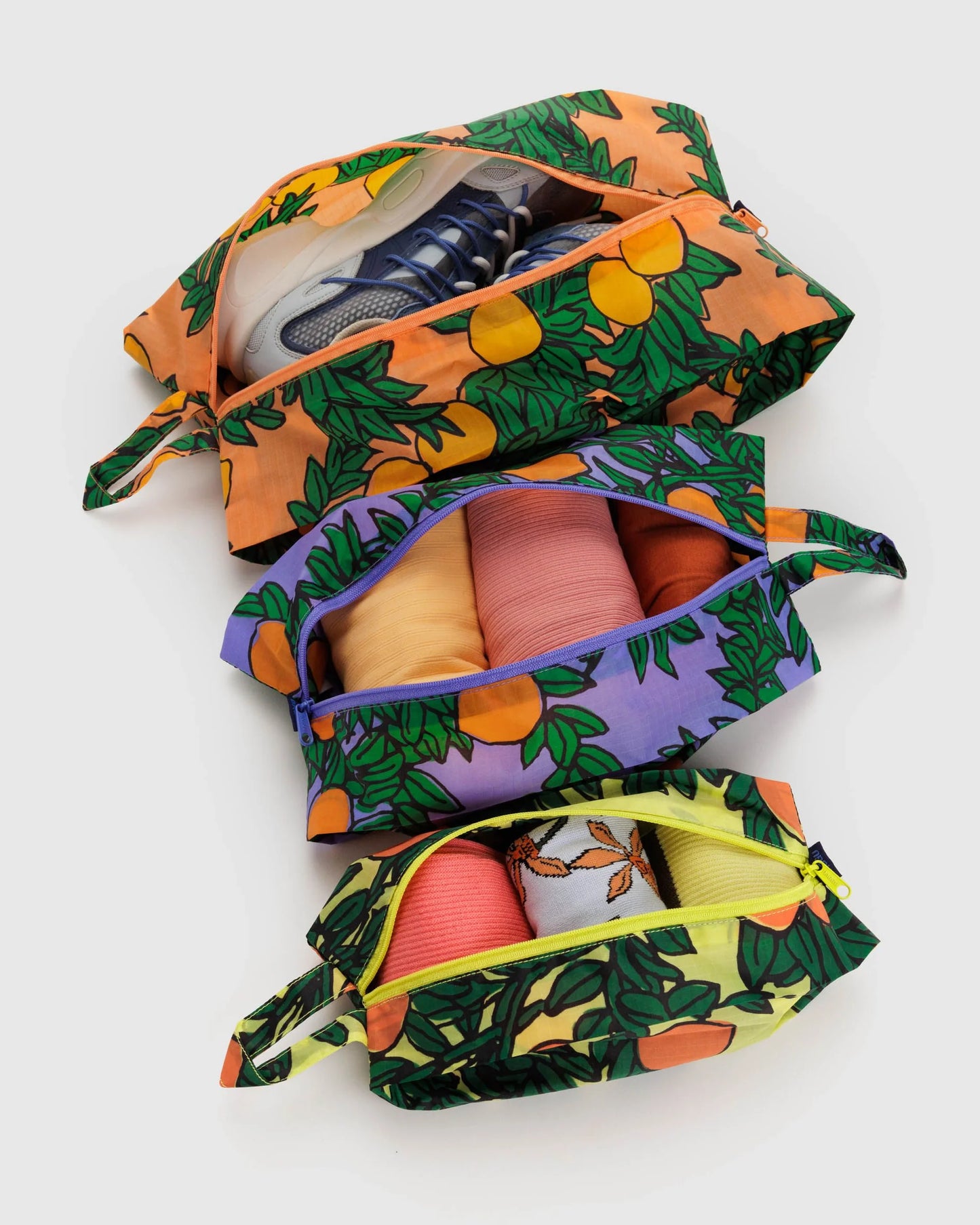 Baggu 3D Zip Set - Orange Tree - AT NOON STORE