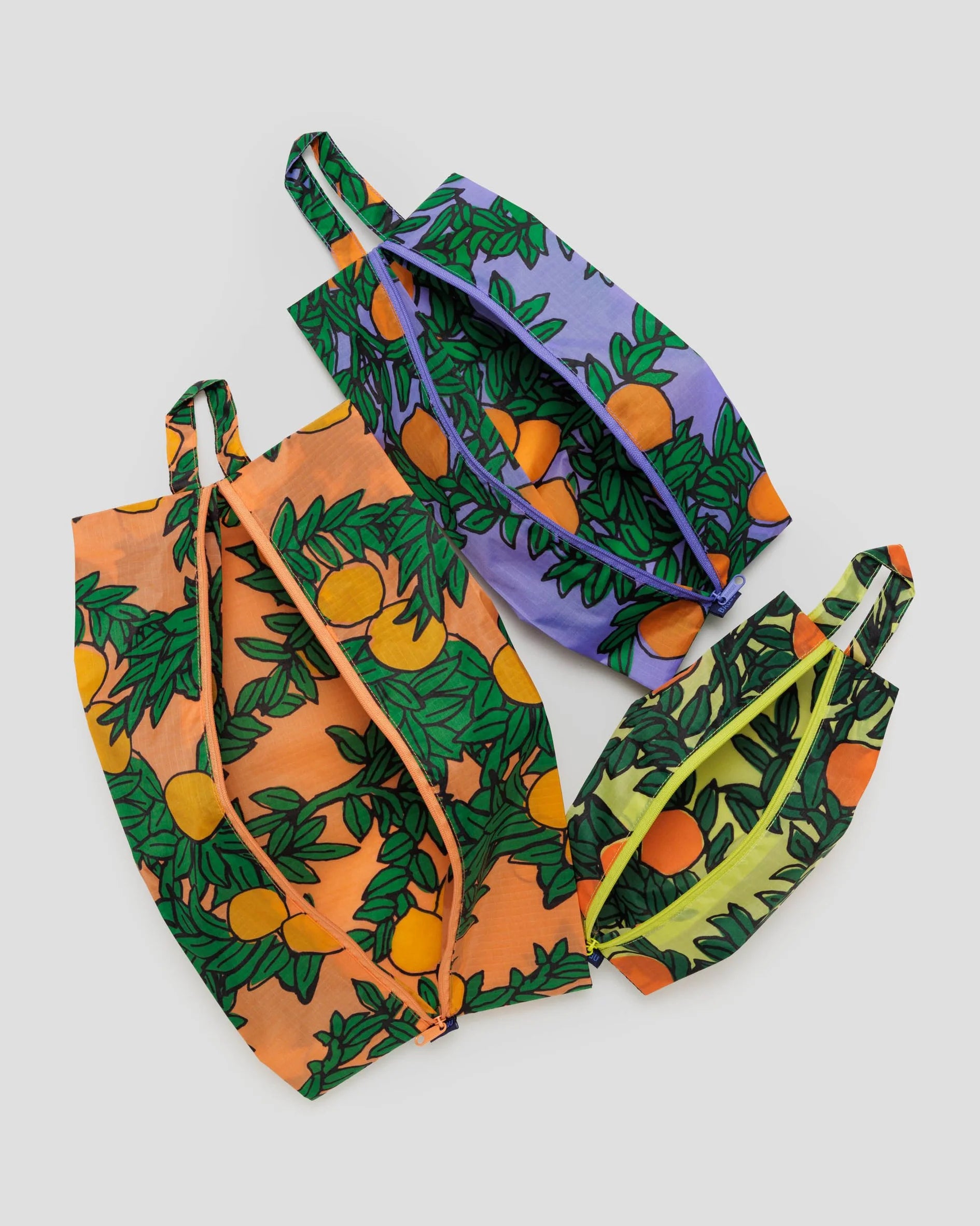 Baggu 3D Zip Set - Orange Tree - AT NOON STORE