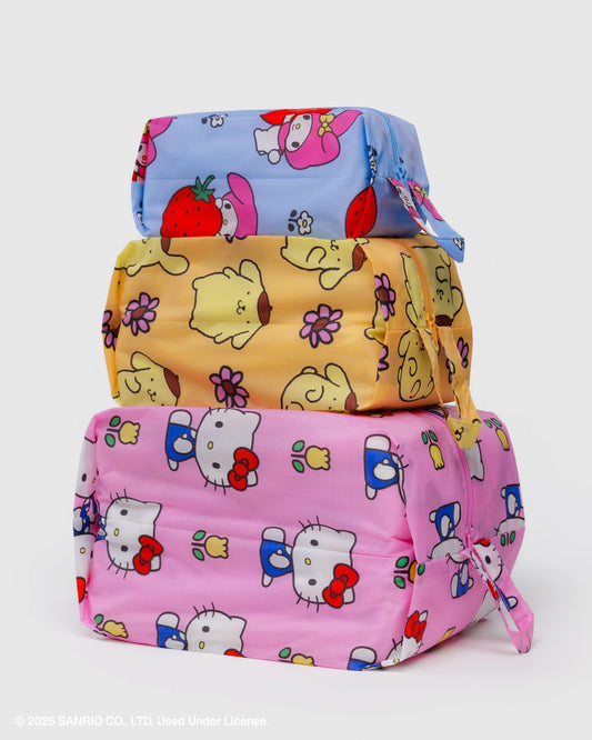 BAGGU 3D Zip Set - Hello Kitty and Friends Florals - AT NOON STORE