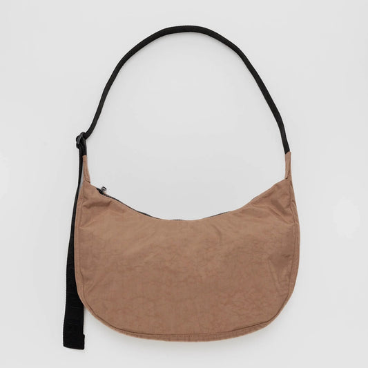 Baggu Medium Nylon Crescent Bag - Cocoa - AT NOON STORE