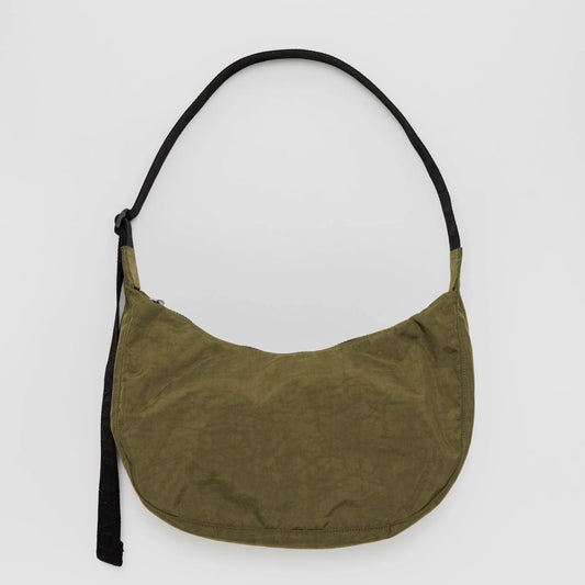 Baggu Medium Nylon Crescent Bag - Seaweed - AT NOON STORE