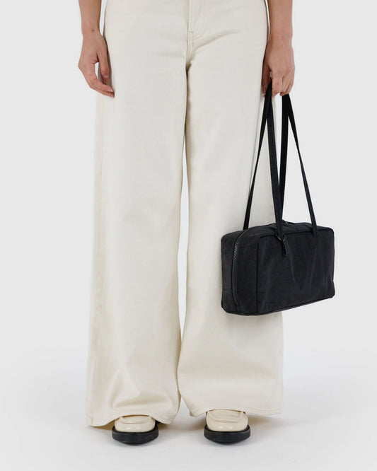 BAGGU Nylon Bowler Bag - Black - AT NOON STORE