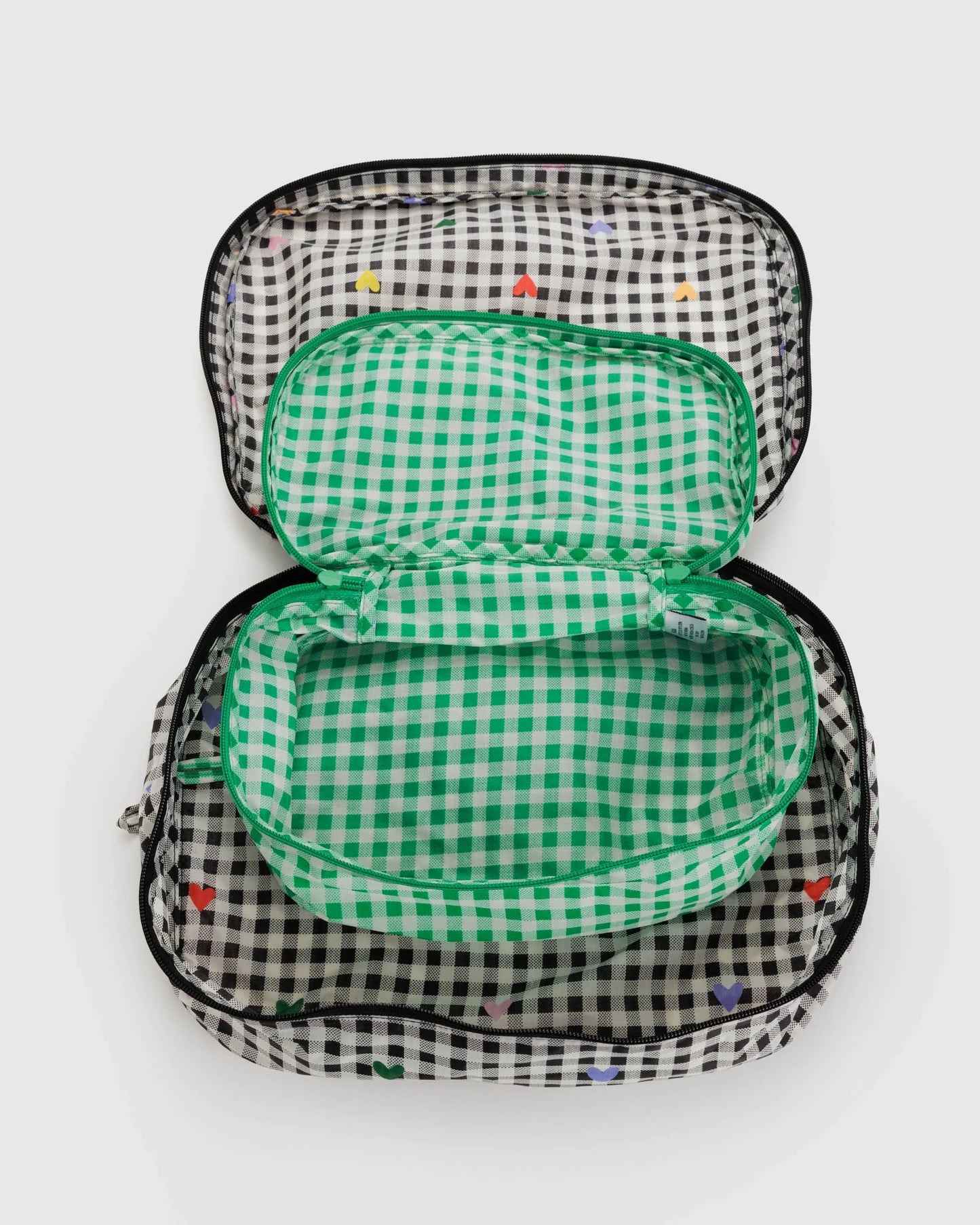 Baggu Packing Cube Set - Gingham - AT NOON STORE