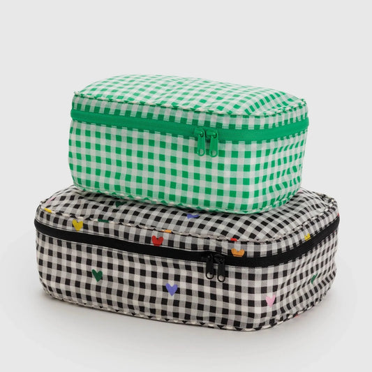 Baggu Packing Cube Set - Gingham - AT NOON STORE