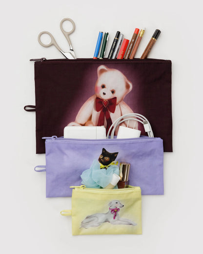 BAGGU Flat Pouch Set - Fancy Animals - AT NOON STORE
