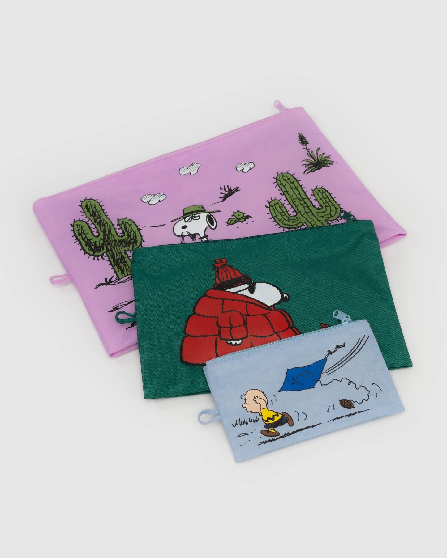 Baggu Go Pouch Set - Peanuts