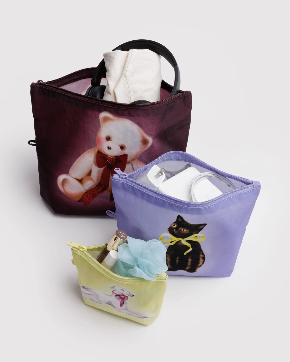BAGGU Go Pouch Set - Fancy Animals - AT NOON STORE