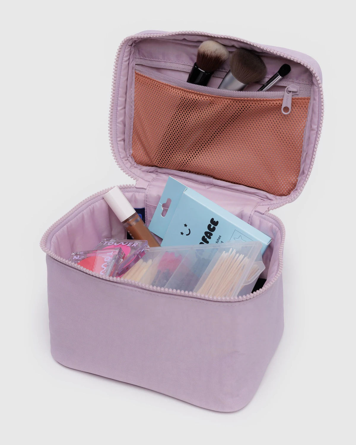 BAGGU Large Cosmetic Case - Dusty Pink - AT NOON STORE
