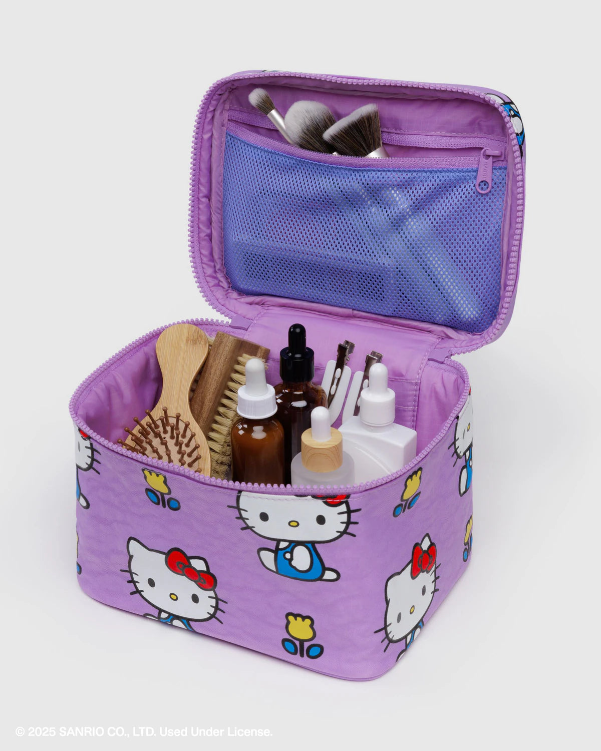 BAGGU Large Cosmetic Case - Hello Kitty Pink - AT NOON STORE