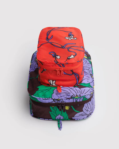 BAGGU Packing Cube Set - Poppy Mix - AT NOON STORE