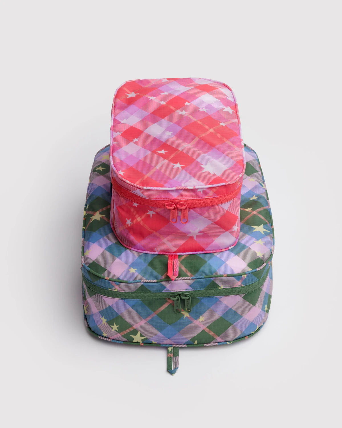 BAGGU Packing Cube Set - Star Plaid - AT NOON STORE