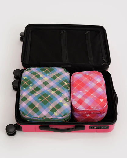 BAGGU Packing Cube Set - Star Plaid - AT NOON STORE