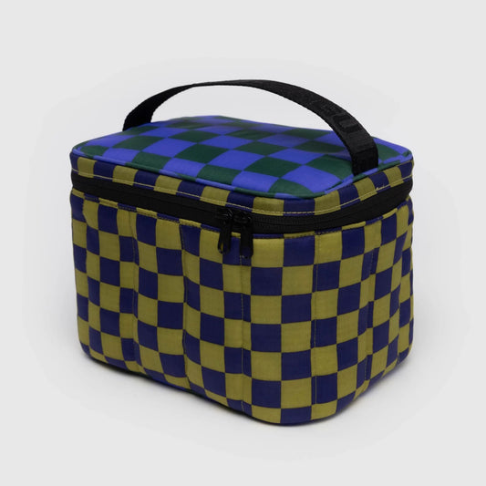 Baggu Puffy Lunch Bag - Jewel Check - AT NOON STORE