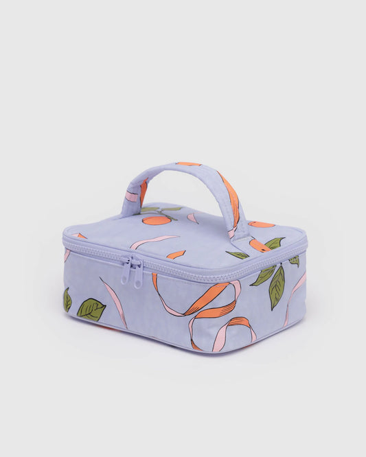 BAGGU Small Cosmetic Case - Apricots & Ribbons - AT NOON STORE