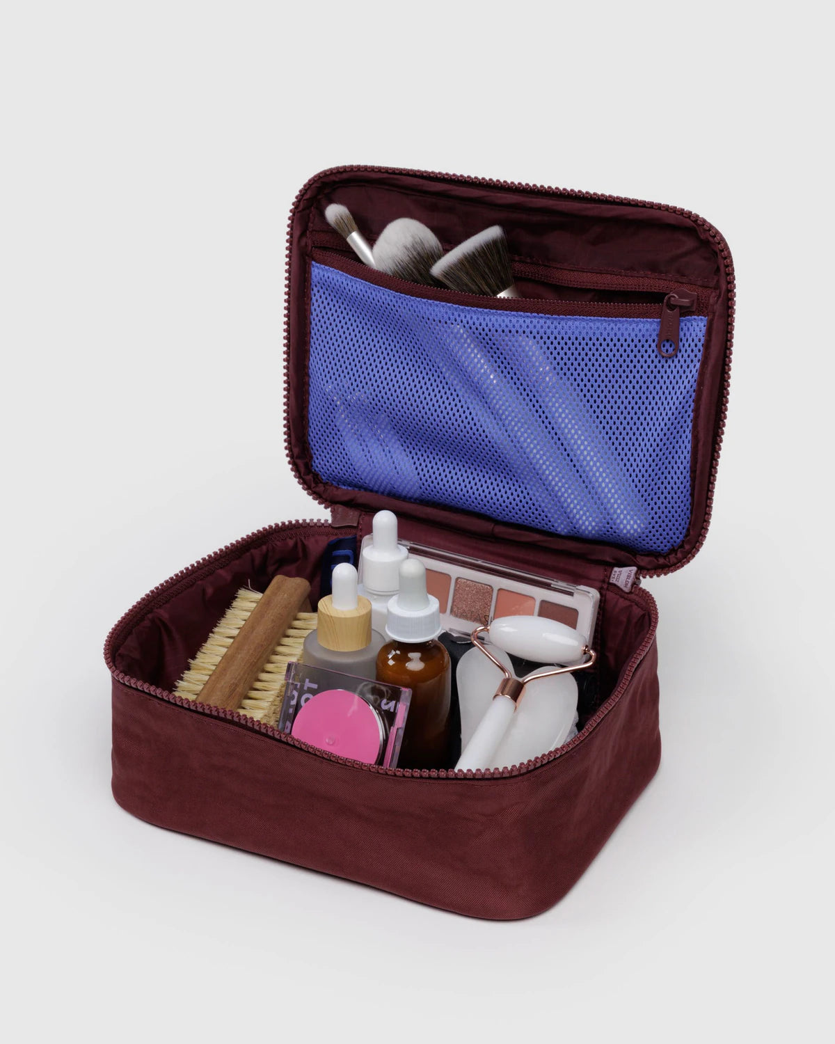 BAGGU Small Cosmetic Case - Mahogany - AT NOON STORE