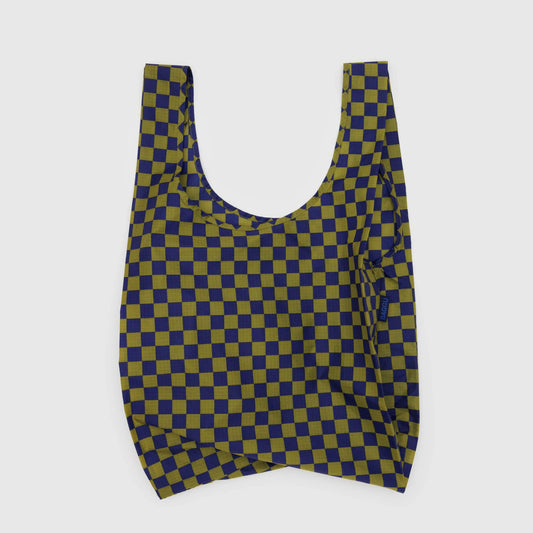 Standard Baggu - Pear Navy Check - AT NOON STORE