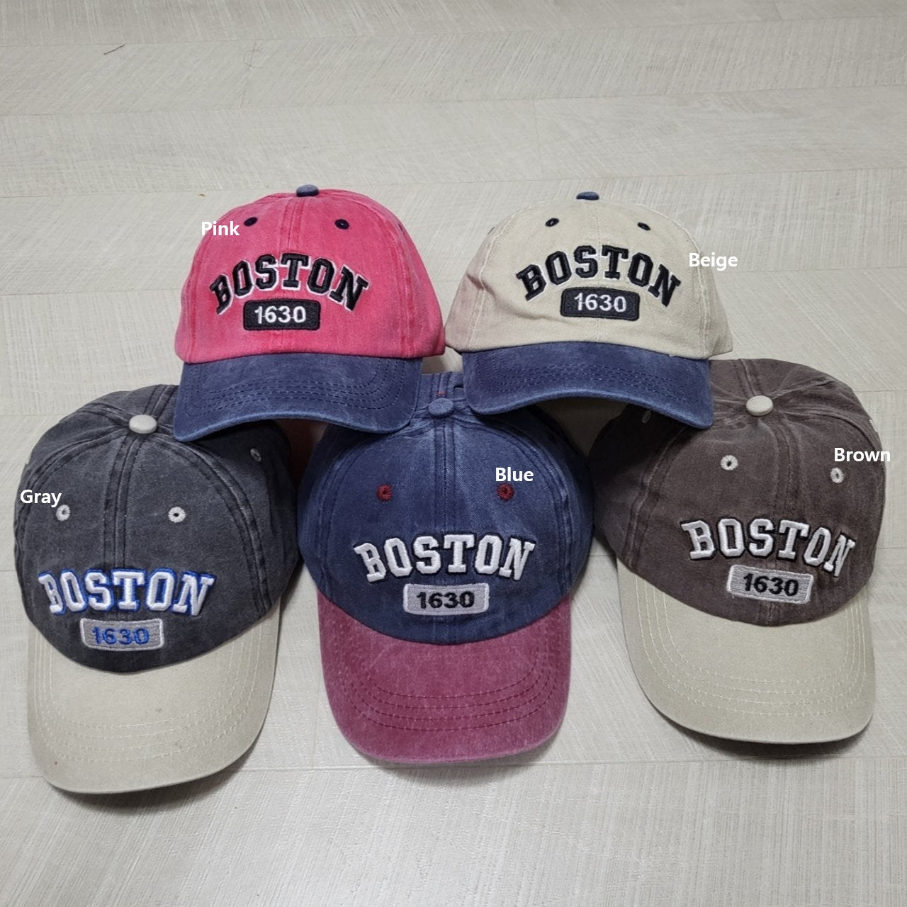 Toddler Boston Baseball Cap (3-5y) - 5 Colors - AT NOON STORE