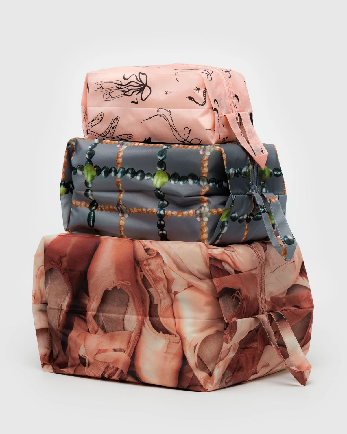 BAGGU 3D Zip Set - Ballet Icons