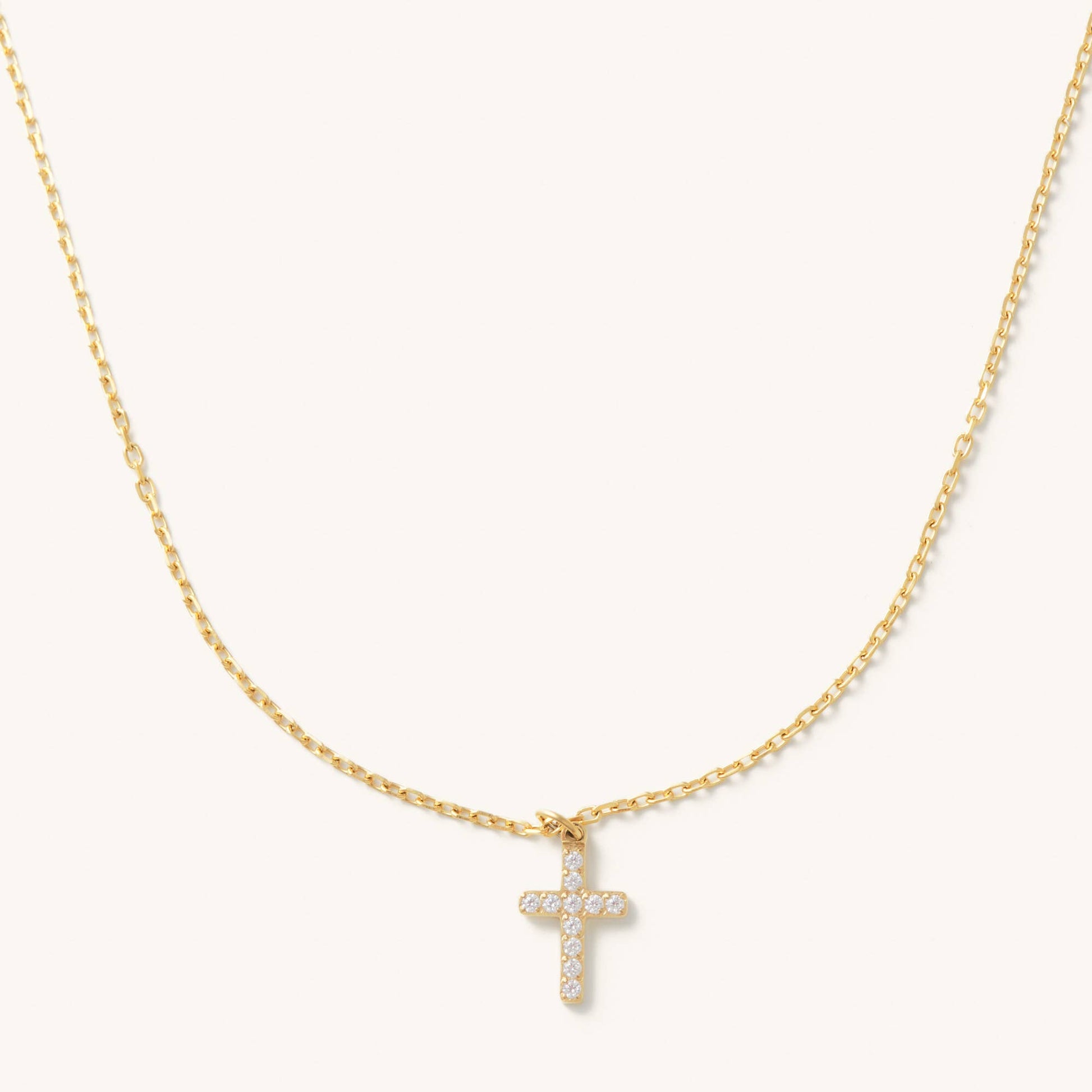 Crystal Cross Necklace- Waterproof - AT NOON STORE