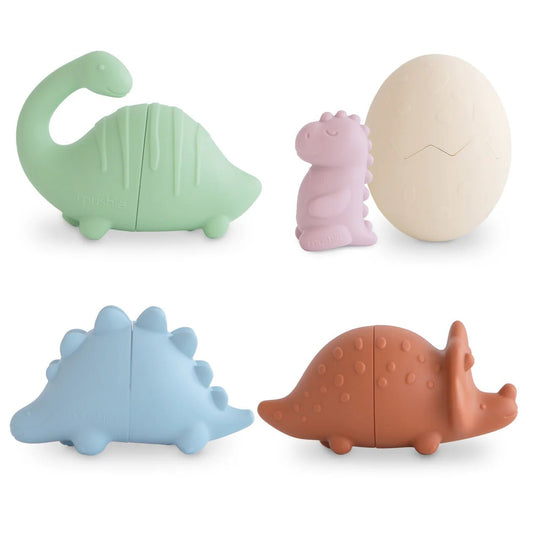 Dino Mold Free Bath Play Set kids outfit