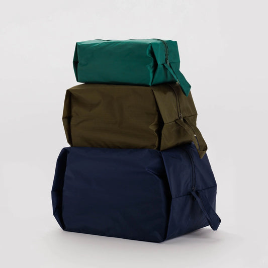 Baggu 3D Zip Set - Mineral - AT NOON STORE