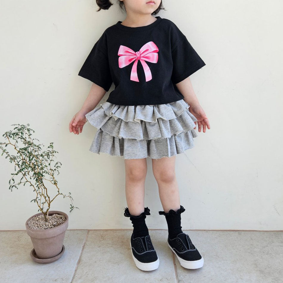 Toddler Ruffle Skirted Shorts (1-7y)- 2 Colors