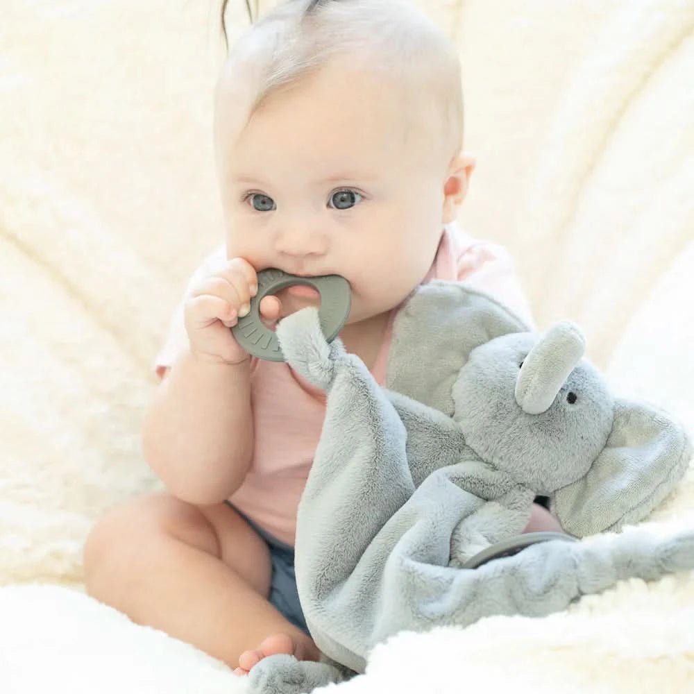 Elephant Teether Buddy kids outfit