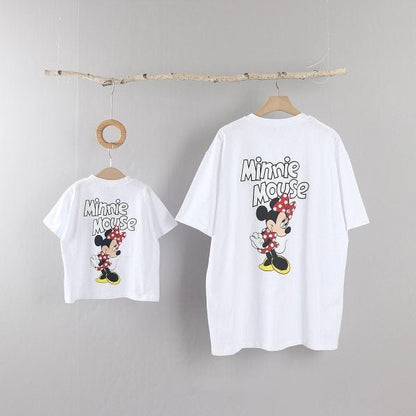 Family Mickey and Minnie Short Sleeve Top - 2 Colors kids outfit