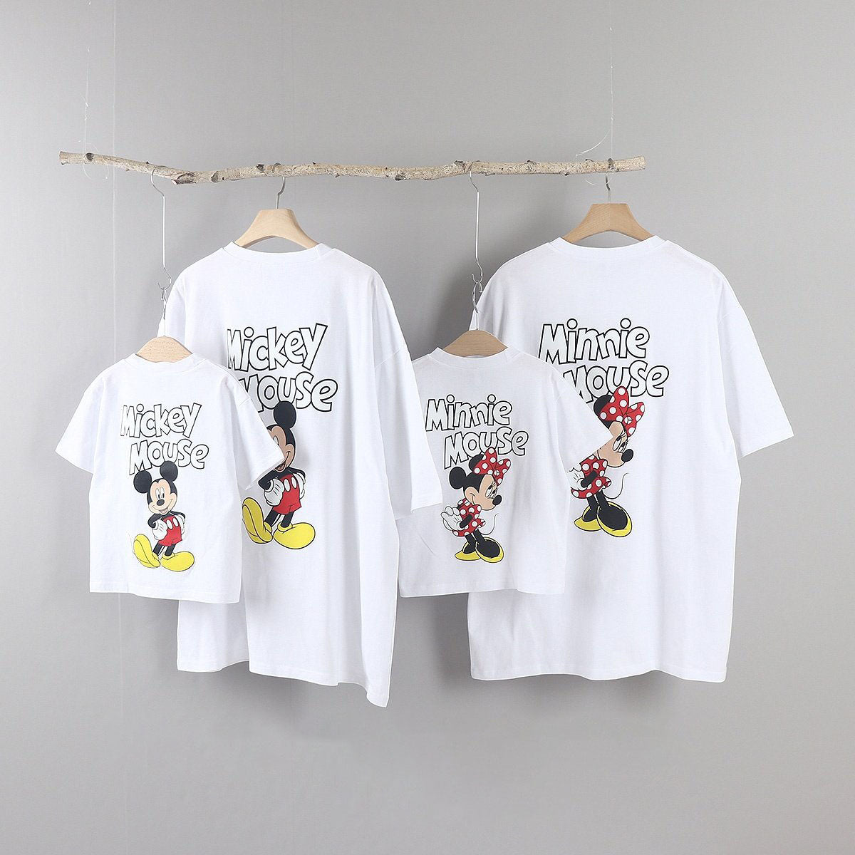 Family Mickey and Minnie Short Sleeve Top - 2 Colors kids outfit