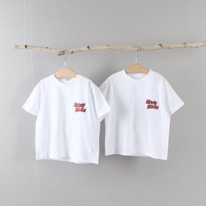 Family Mickey and Minnie Short Sleeve Top - 2 Colors kids outfit
