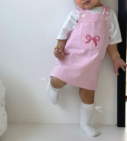 Girls Bow Kangaroo Pocket Skirtall (6 - 24m) kids outfit