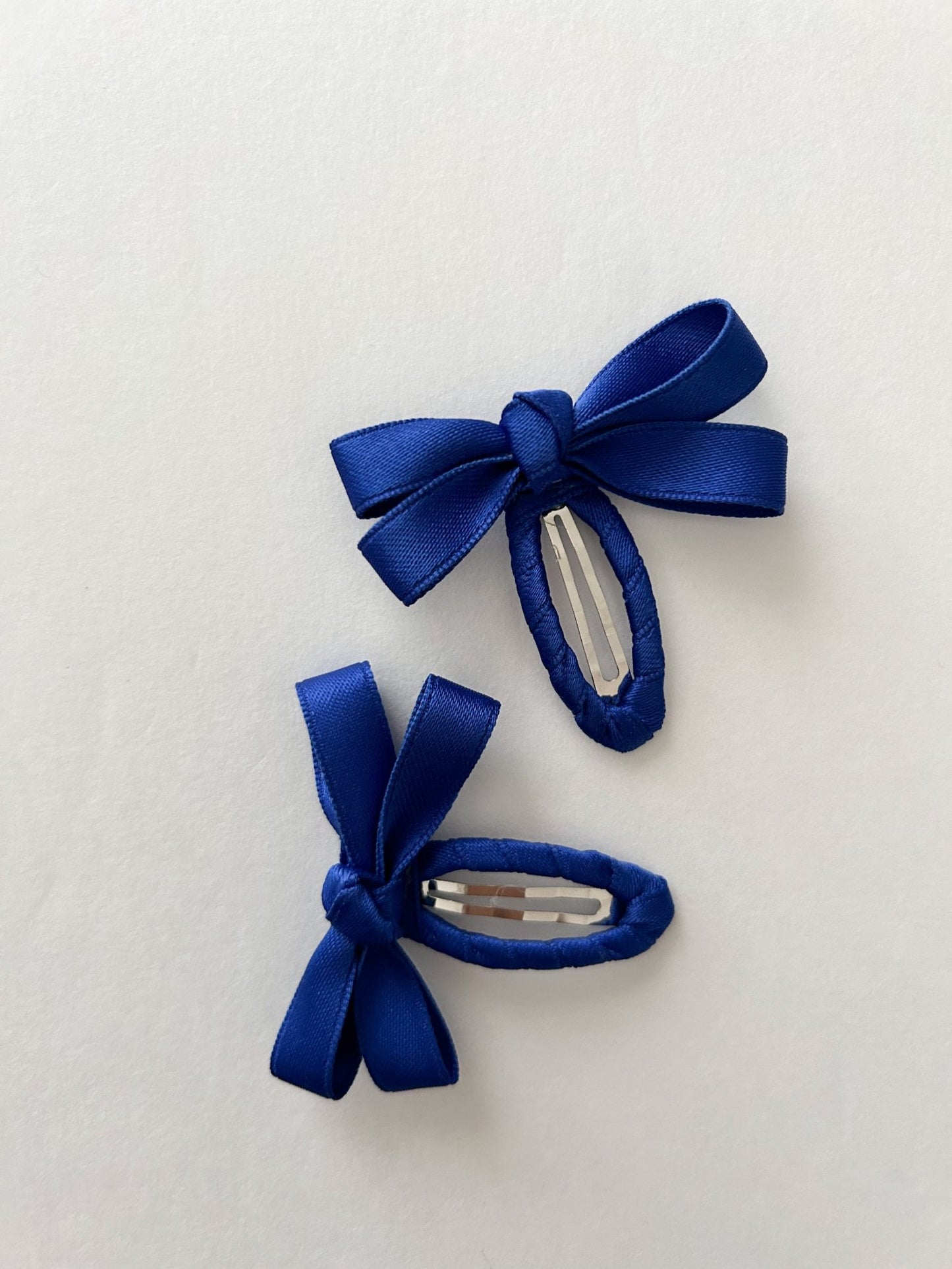 Girls Color Bow Snap Hair Clips (2pk) - 10 Colors kids outfit