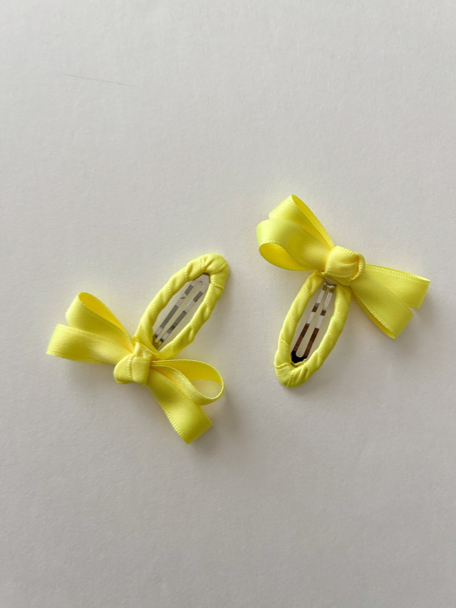 Girls Color Bow Snap Hair Clips (2pk) - 10 Colors kids outfit
