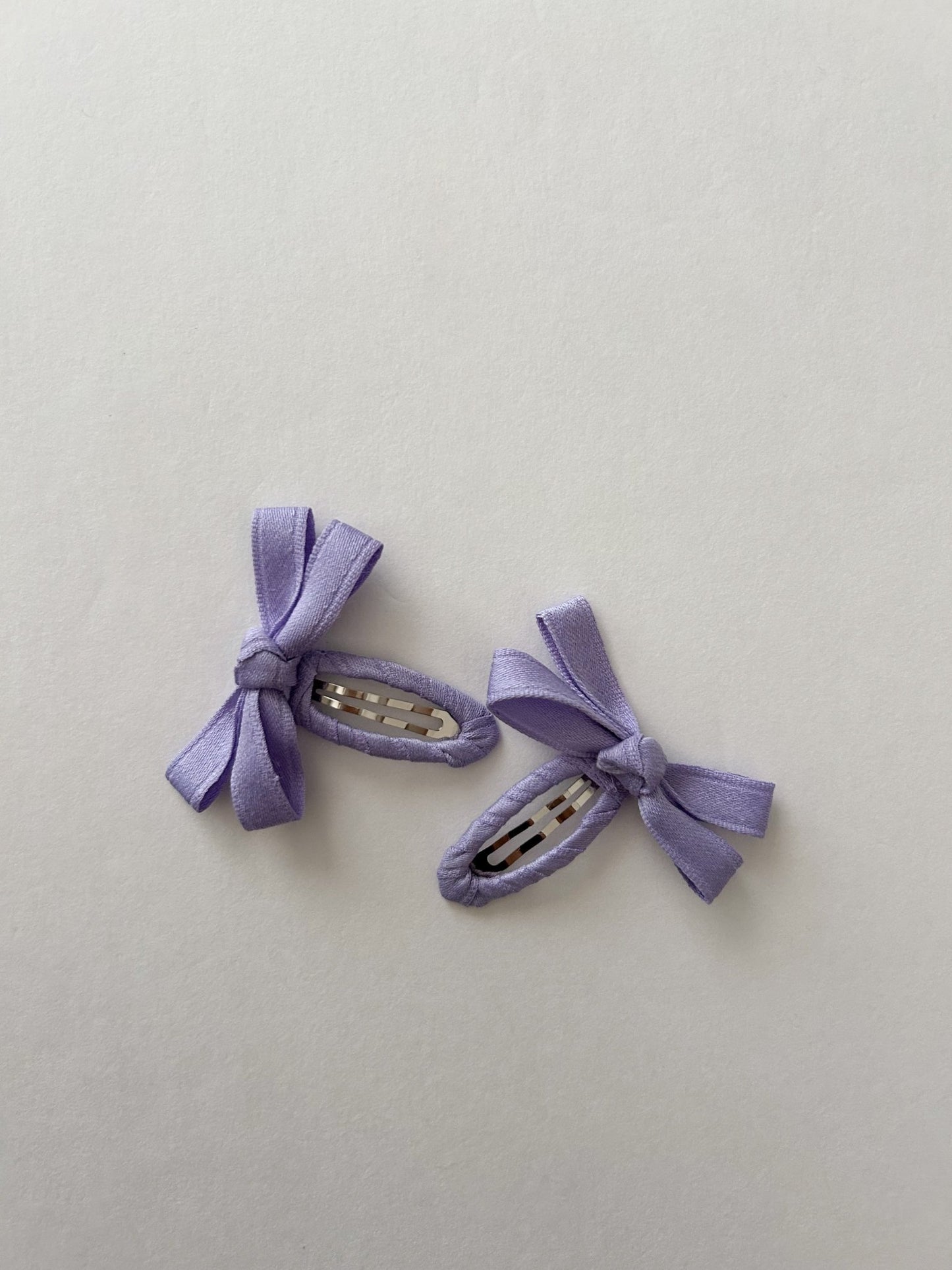 Girls Color Bow Snap Hair Clips (2pk) - 10 Colors kids outfit