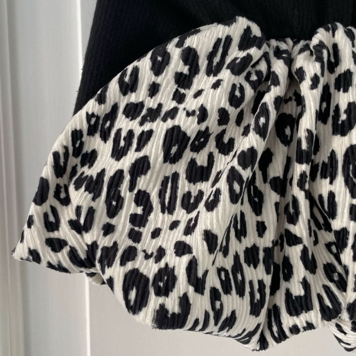Girls Leopard Skirt Dress (6 - 24m) - 2 Colors kids outfit