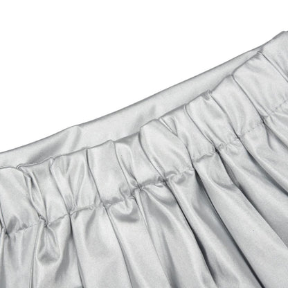 Girls Silver Wrap Pleated Skirted Pants(3 - 6y) - Silver kids outfit