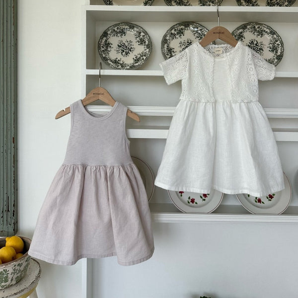Toddler Monbebe Zoe Sleeveless Dress (1-6y) - 2 Colors