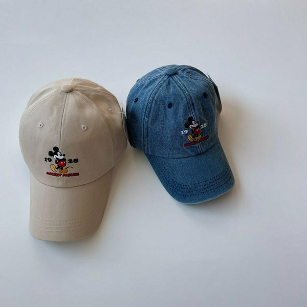 Adult 1928 Mickey Mouse Baseball Cap2- 3 Colors
