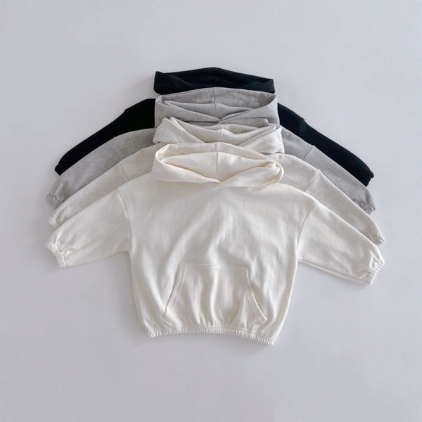 Kids Kangaroo Pocket Hoodie (2-6yr) - 4 Colors