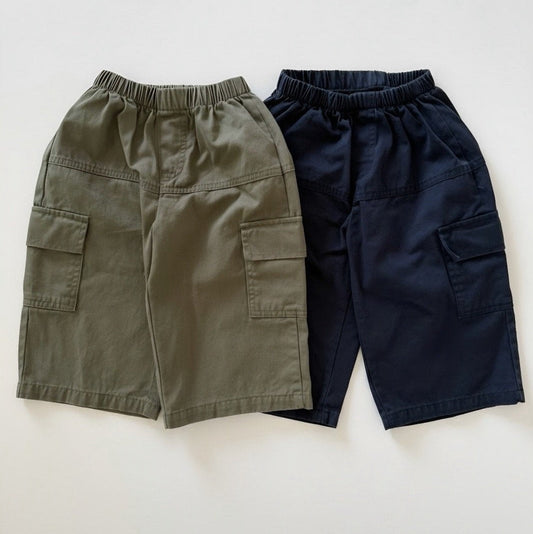 Kids F26 Stitch Detail Cargo Pants (2-8y) - 2 Colors