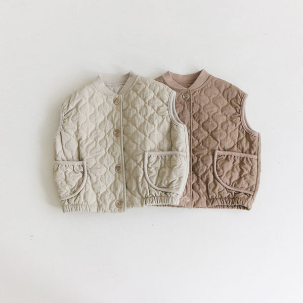 Baby BH Quilted Vest (6-18m) - 2 Colors