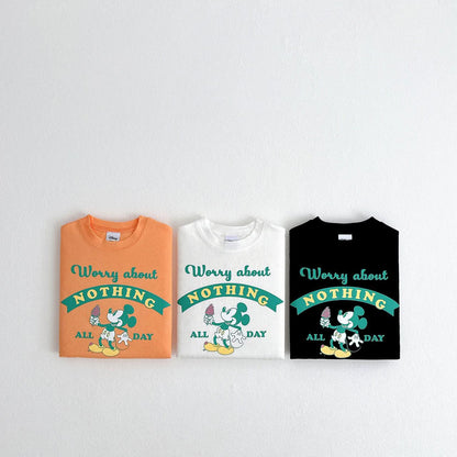 Toddler Mickey Mouse Ice Cream Graphic Print T-Shirt (1-5y) - 3 Colors - AT NOON STORE