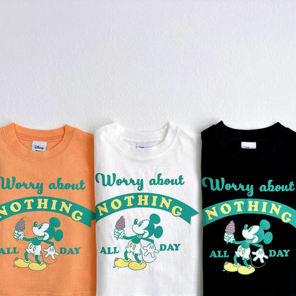 Toddler Mickey Mouse Ice Cream Graphic Print T-Shirt (1-5y) - 3 Colors - AT NOON STORE
