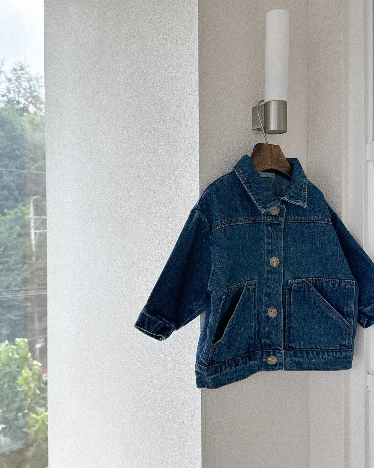 Kids Anggo Double Pocket Jacket (3-6y) - Denim - AT NOON STORE