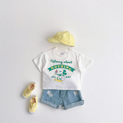 Toddler Mickey Mouse Ice Cream Graphic Print T-Shirt (1-5y) - 3 Colors - AT NOON STORE