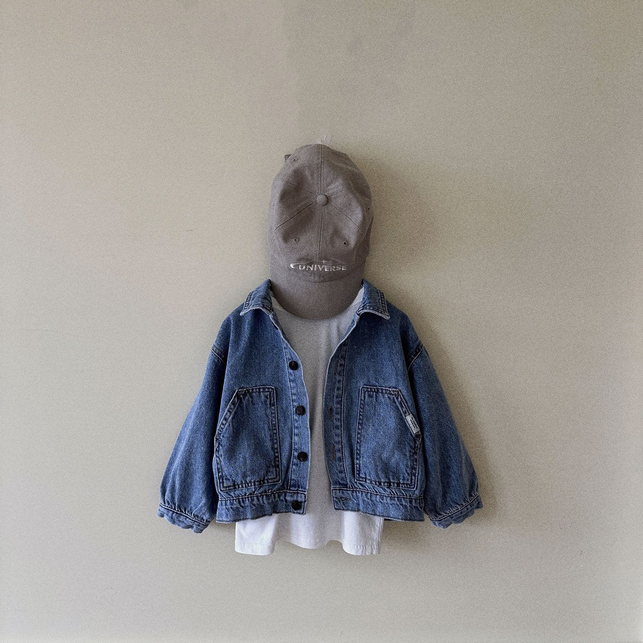 Toddler Denim Jacket (2-3y) - Blue - AT NOON STORE