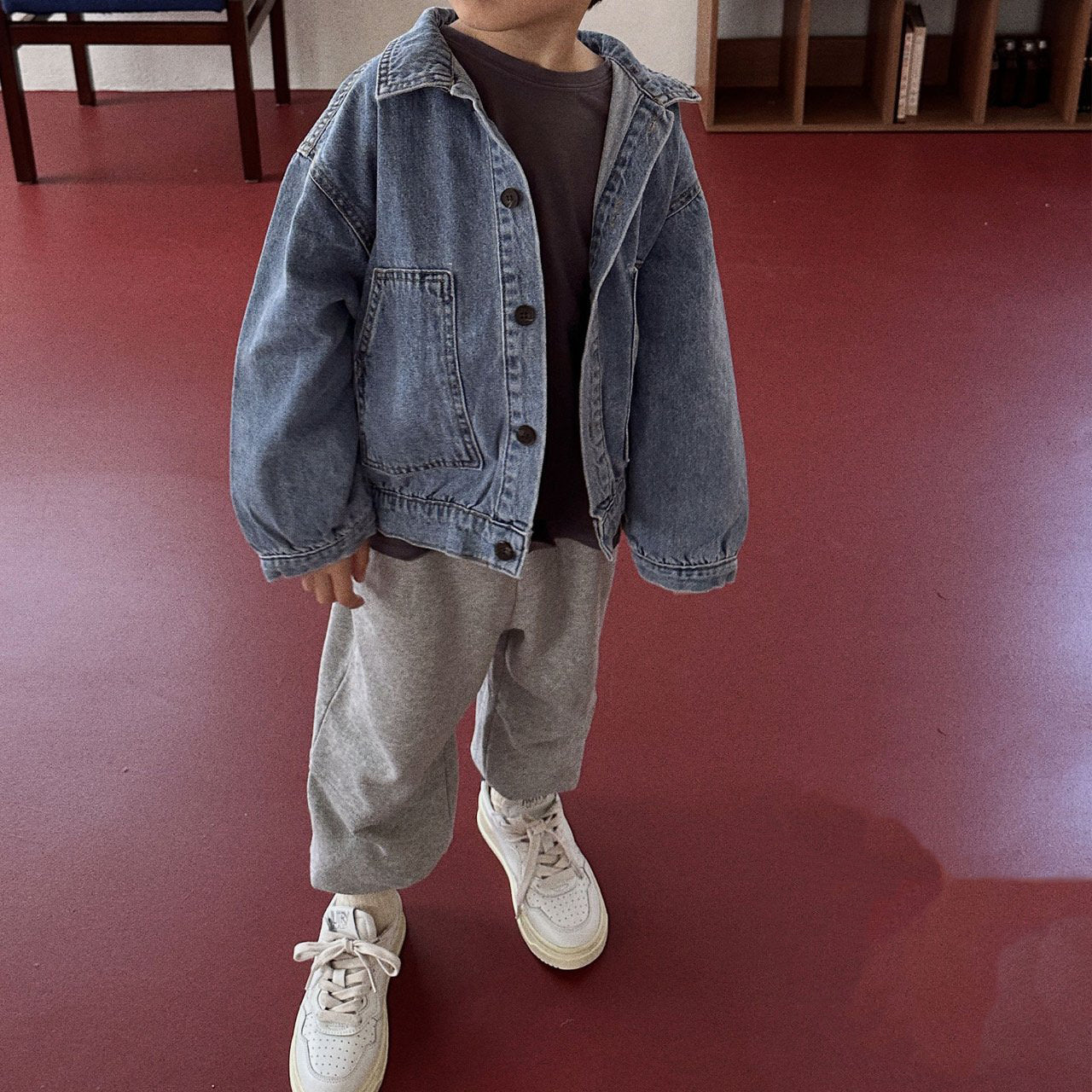 Toddler Denim Jacket (2-3y) - Blue - AT NOON STORE