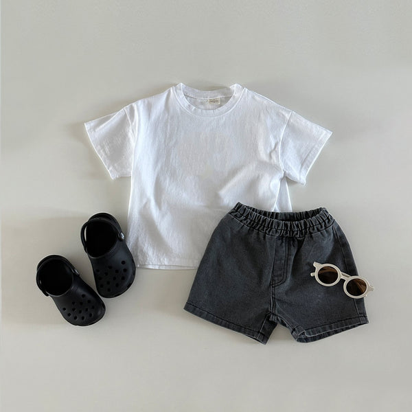 Toddler Denim Shorts (6m-5y) - Black