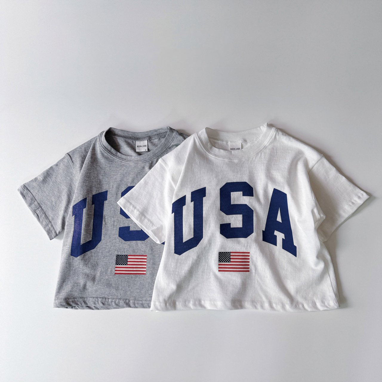 Kids Oversized USA Print Short Sleeve T-Shirt (2-8y) - 2 Colors - AT NOON STORE