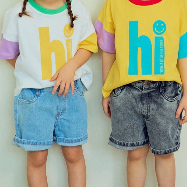 Toddler Denim Shorts (2-5y) - 2 Colors